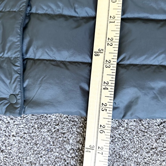 UNIQLO Hunter Green PACKABLE Lightwght COLLARLESS ULTRA LIGHT DOWN JACKET XXL - Picture 12 of 12